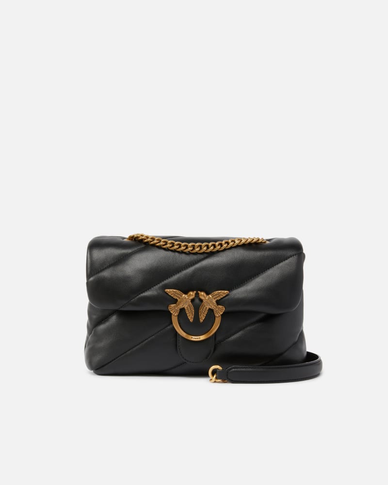 PINKO 105021A2GSZ99 関税送料込 PINKO Cargo logo-plaque Shoulder Bag | Black | FARFETCH JO